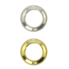 Beadalon Gold Plated Solid Ring, 3.4mm pack of 144pcs, 314A-165