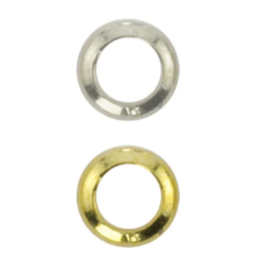 Beadalon Gold Plated Solid Ring, 3.4mm pack of 144pcs, 314A-165 Beadalon Gold Plated Solid Ring, 3.4mm pack of 144pcs, 314A-165