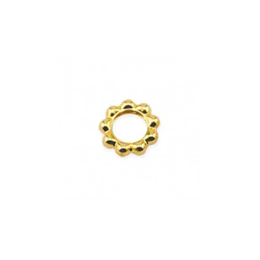 Beadalon 6mm Beaded Solid Rings, Gold, Pack of 24 Beadalon 6mm Beaded Solid Rings, Gold, Pack of 24