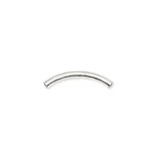 Beadalon 510B-031 Curve Metal Beads, 1.2 x 11.5mm, 144 Pcs