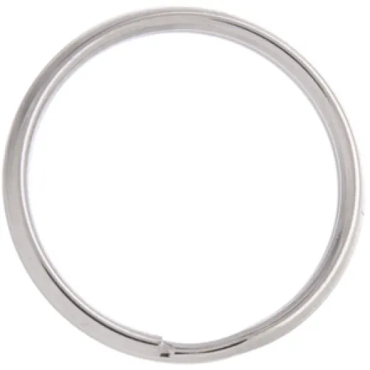 34 mm Nickel Colour Split Rings, Pack of 10pcs 34 mm Nickel Colour Split Rings, Pack of 10pcs