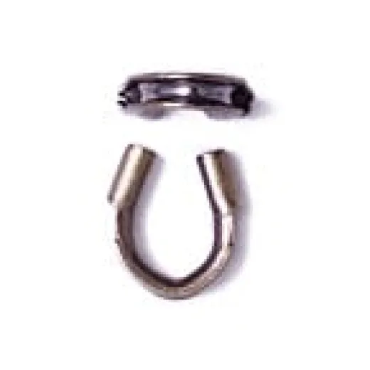 Wire Guardians, 4x4mm, Antique Gold Plated, 25 Pcs Wire Guardians, 4x4mm, Antique Gold Plated, 25 Pcs