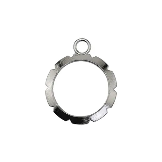 Artistic Wire Wrapper, 28 mm (1.1 in), Round, Hematite, 4 pc A300C-014 Artistic Wire Wrapper, 28 mm (1.1 in), Round, Hematite, 4 pc A300C-014