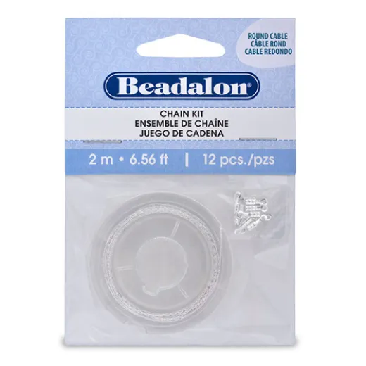 Beadalon Chain Kit, 2m of Chain plus Chain ends. 340B-110 Beadalon Chain Kit, 2m of Chain plus Chain ends. 340B-110