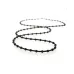 Black Rubber Ballchain, 20" Black Rubber Ballchain, 20"