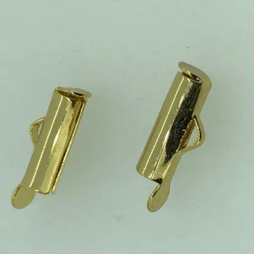 12mm Slide Tube end cap, pack of 2 pcs, gold plated 12mm Slide Tube end cap, pack of 2 pcs, gold plated