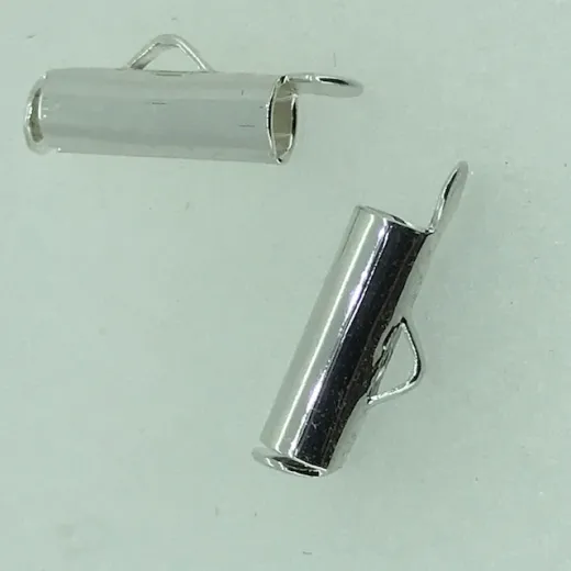 12mm Slide Tube end cap, pack of 2 pcs, silver plated 12mm Slide Tube end cap, pack of 2 pcs, silver plated