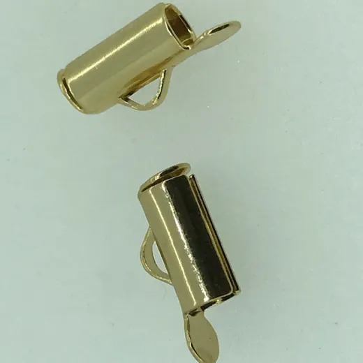 9mm Slide Tube end cap, pack of 2 pcs, gold plated 9mm Slide Tube end cap, pack of 2 pcs, gold plated
