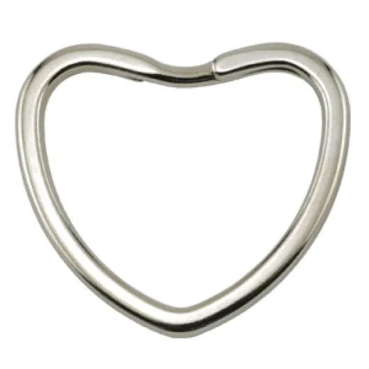 Beadalon 320W-018, Heart shaped Key Ring, 28 x 28 mm, Pack of 4, Beadalon 320W-018, Heart shaped Key Ring, 28 x 28 mm, Pack of 4,