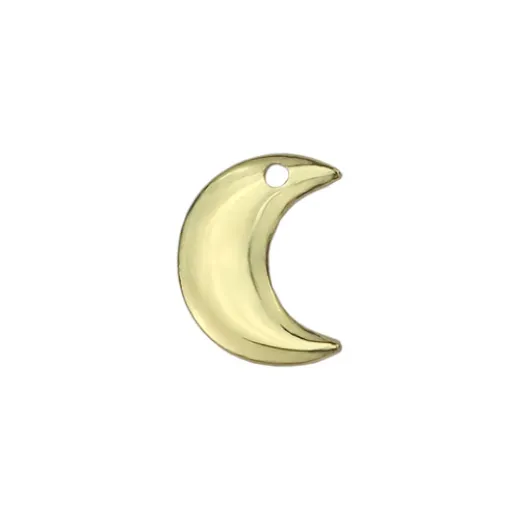 Gold Plated Moon, 7/8" Gold Plated Moon, 7/8"