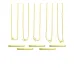 Ready to Wear Necklaces, Gold, Large Rectangle, Pack of 5 Ready to Wear Necklaces, Gold, Large Rectangle, Pack of 5