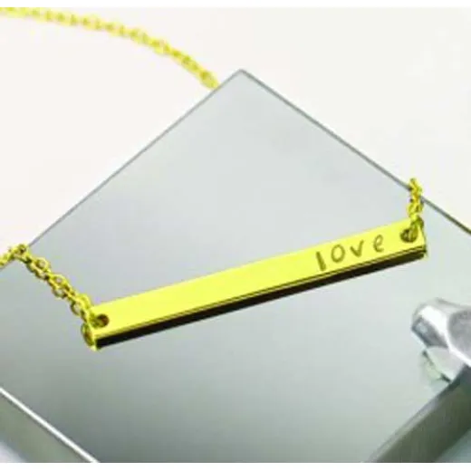 Ready to Wear Necklaces, Gold, Large Rectangle, Pack of 5 Ready to Wear Necklaces, Gold, Large Rectangle, Pack of 5