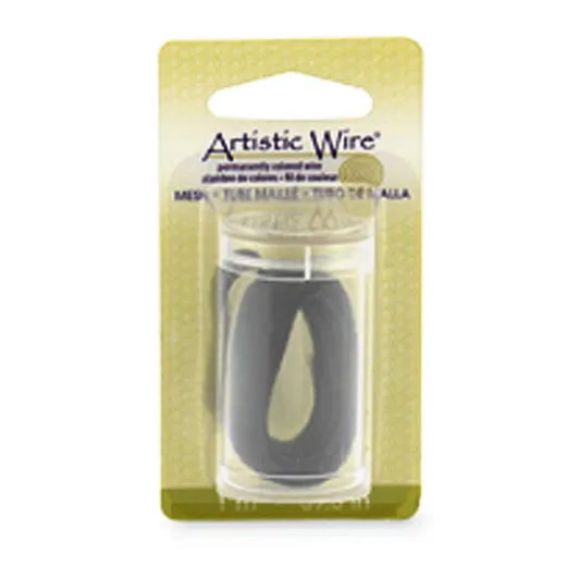 Italian Wire Mesh, 18mm (0.40 in), Black, 1m (39.3")