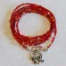 Red Lovebirds Charm Seed Bead Wrap Bracelet Kit Red Lovebirds Charm Seed Bead Wrap Bracelet Kit