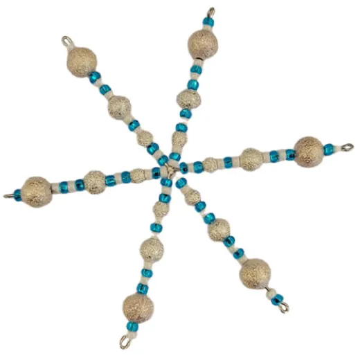Christmas Snowflake Kit - Silver & Blue Christmas Snowflake Kit - Silver & Blue