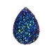 Fashion Components - Resin Sew-on-Sugar Stone Drop - 18x25mm Medium Vitrail - 1pc Fashion Components - Resin Sew-on-Sugar Stone Drop - 18x25mm Medium Vitrail - 1pc