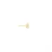 Ear Studs, Gold Colour with 3mm Ball and Loop. Includes Butterfly Backs, 3 Pairs.