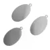 German Silver Oval, 29 x 13mm, 24ga, Pack of 2 German Silver Oval, 29 x 13mm, 24ga, Pack of 2