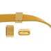 8mm Gold Slider Beads, 8mm, Pack of 3 8mm Gold Slider Beads, 8mm, Pack of 3