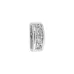 4mm Silver Crystal Slider, 2 Pcs 4mm Silver Crystal Slider, 2 Pcs