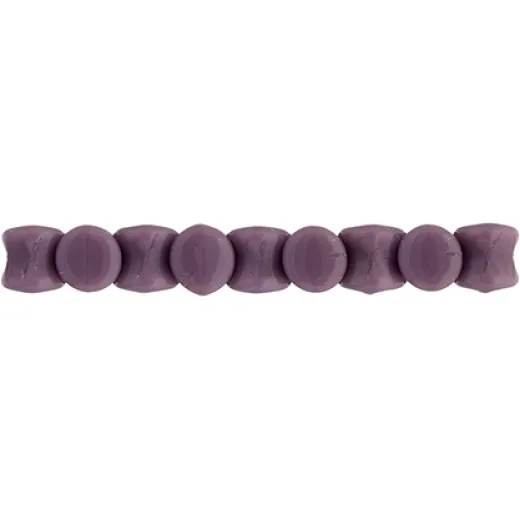 Czech Pellet 4x6mm - Mauve Alabaster Opaque - approx 43 beads Czech Pellet 4x6mm - Mauve Alabaster Opaque - approx 43 beads