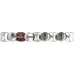 Czech Pellet 4x6mm  - Crystal/Volcano Tr.Half coated- approx 43 beads
