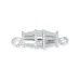 9.5mm Medium Barrel Screw Clasps, Silver, Pack of 6 9.5mm Medium Barrel Screw Clasps, Silver, Pack of 6