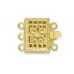 2 Strand Beadalon Filligree Clasps, Gold, Pack of 5 2 Strand Beadalon Filligree Clasps, Gold, Pack of 5