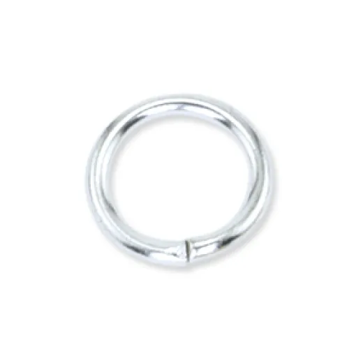6mm Beadalon Silver Plated Beadalon Jump Rings, Pack of 144