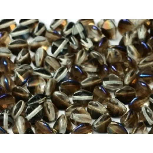 Crystal Azuro 5x3mm Pinch Beads, Approx 10gms Crystal Azuro 5x3mm Pinch Beads, Approx 10gms