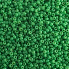Spring Green Opaque Duracoat Miyuki seed beads size 11/0, 22g pack, Colour code ...