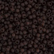 Root Beer Transparent Matte, Miyuki 11/0 Seed Beads, Colour 0135FV, 22g Approx