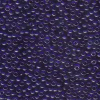 Miyuki Seed Beads - Size 8/0 - Transparent Cobalt Blue - 22grms - 0151