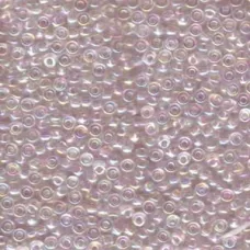 Miyuki 8/0 seed beads Transparent Pale Pink AB, colour 0265, 22Grms apprx.