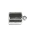 Barrel End Cap 8mm Silver Plated - 2pcs - ECB08SP Barrel End Cap 8mm Silver Plated - 2pcs - ECB08SP