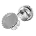 Silver Cast Handmade Bezel, Bottle Cap Ring, 32 x 6.65mm Silver Cast Handmade Bezel, Bottle Cap Ring, 32 x 6.65mm
