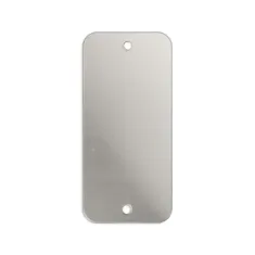 Premium 16ga Aluminium Rectangle Blank, 2 x 3/4" (50 x 20mm)