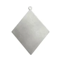 20ga Aluminium Diamond, 2" stamping blank, Pack of 4