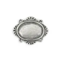 ImpressArt Artisan Pewter Stamping Blank, Oval, 30 x 25mm
