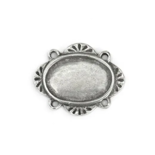 ImpressArt Artisan Pewter Stamping Blank, Oval, 30 x 25mm ImpressArt Artisan Pewter Stamping Blank, Oval, 30 x 25mm