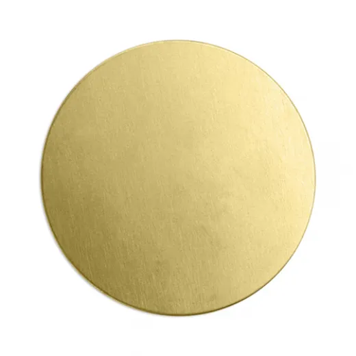 ImpressArt 24ga Brass Circle, 2" / 51mm ImpressArt 24ga Brass Circle, 2" / 51mm