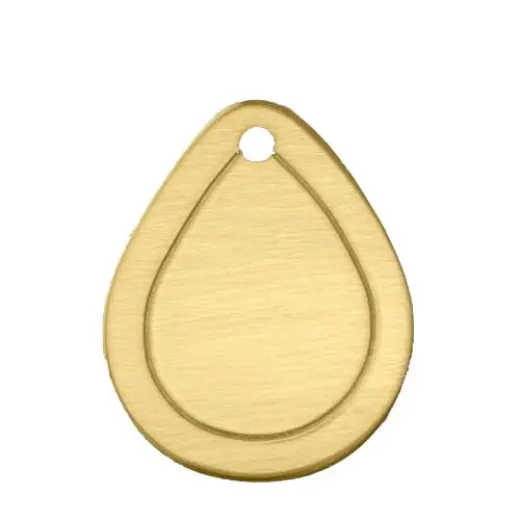 ImpressArt 18ga Brass Border Drop, 3/4" pack of 2 ImpressArt 18ga Brass Border Drop, 3/4" pack of 2