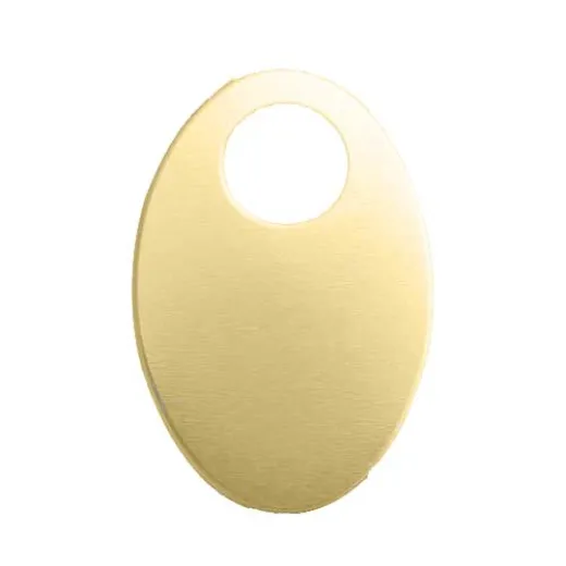 ImpressArt Brass Oval Offset Washer, 31mm, Pack of 2 ImpressArt Brass Oval Offset Washer, 31mm, Pack of 2