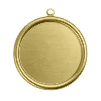 ImpressArt 24ga Brass Circle with Bezel, 1 1/2" ImpressArt 24ga Brass Circle with Bezel, 1 1/2"