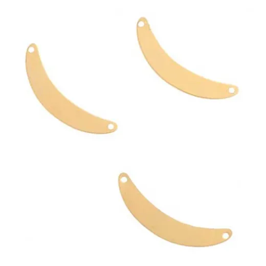 24ga Brass Curve, 35mm, Pack of 4 24ga Brass Curve, 35mm, Pack of 4