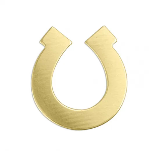 ImpressArt 24ga Brass Horseshoe, 7/8" ImpressArt 24ga Brass Horseshoe, 7/8"