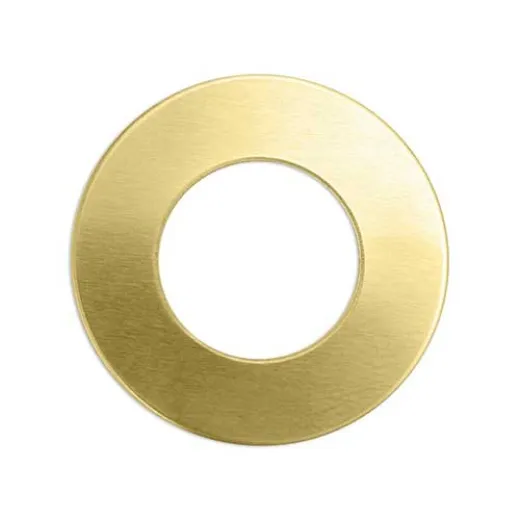 ImpressArt 24ga Brass Washer, 1", Pack of 2 ImpressArt 24ga Brass Washer, 1", Pack of 2