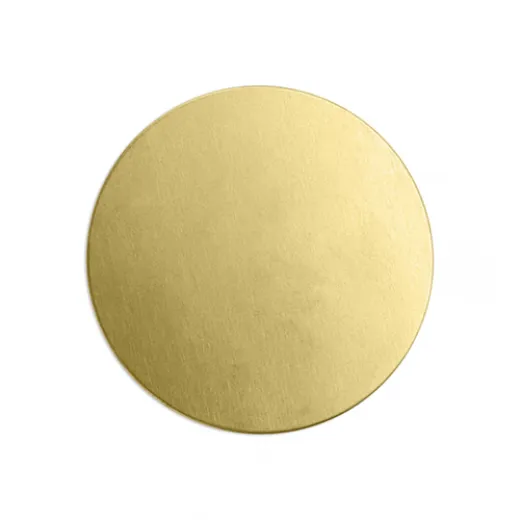 ImpressArt 24ga Brass Circle, 1 1/2" / 38mm stamping blank ImpressArt 24ga Brass Circle, 1 1/2" / 38mm stamping blank