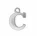 Letter Charm A, Pewter, 3/4" (19mm) Letter Charm A, Pewter, 3/4" (19mm)