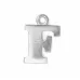 Letter Charm A, Pewter, 3/4" (19mm) Letter Charm A, Pewter, 3/4" (19mm)